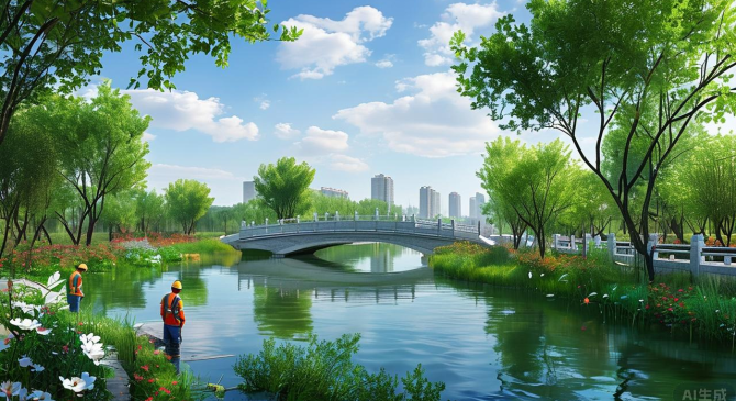 卫河新乡段生态修复工程启动 河道治理助力绿色转型